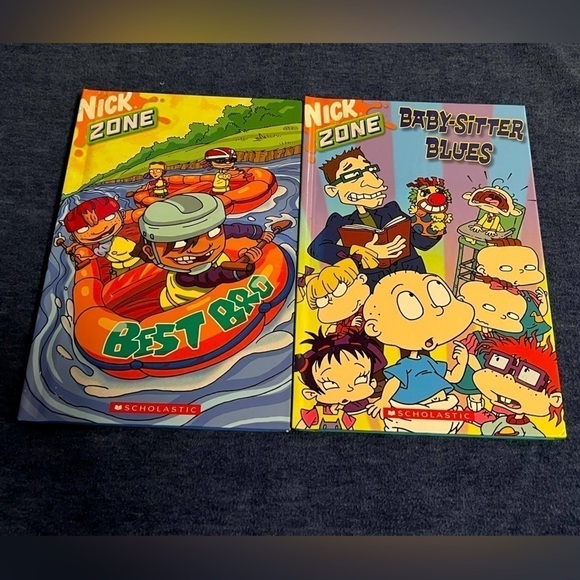 Nick Zone Rugrats/ Rocket Power Books- Lot of 2 - Picture 1 of 7